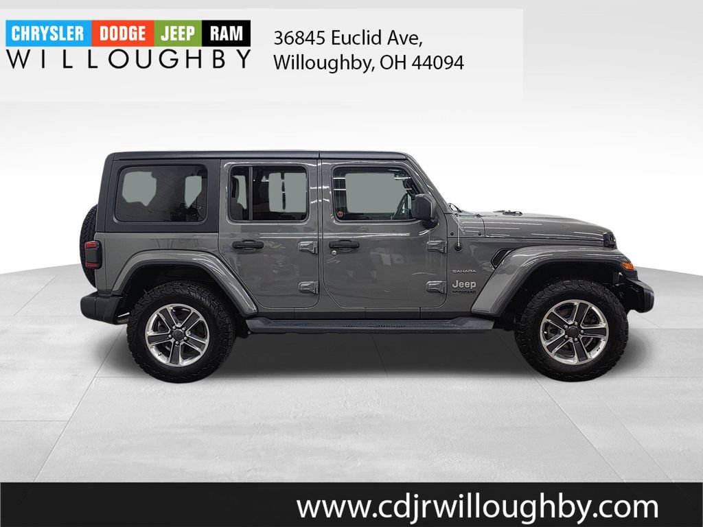 Used 2020 Jeep Wrangler Unlimited Sahara w/ Uconnect 4C Nav & Sound Group AWD/4WD image 4