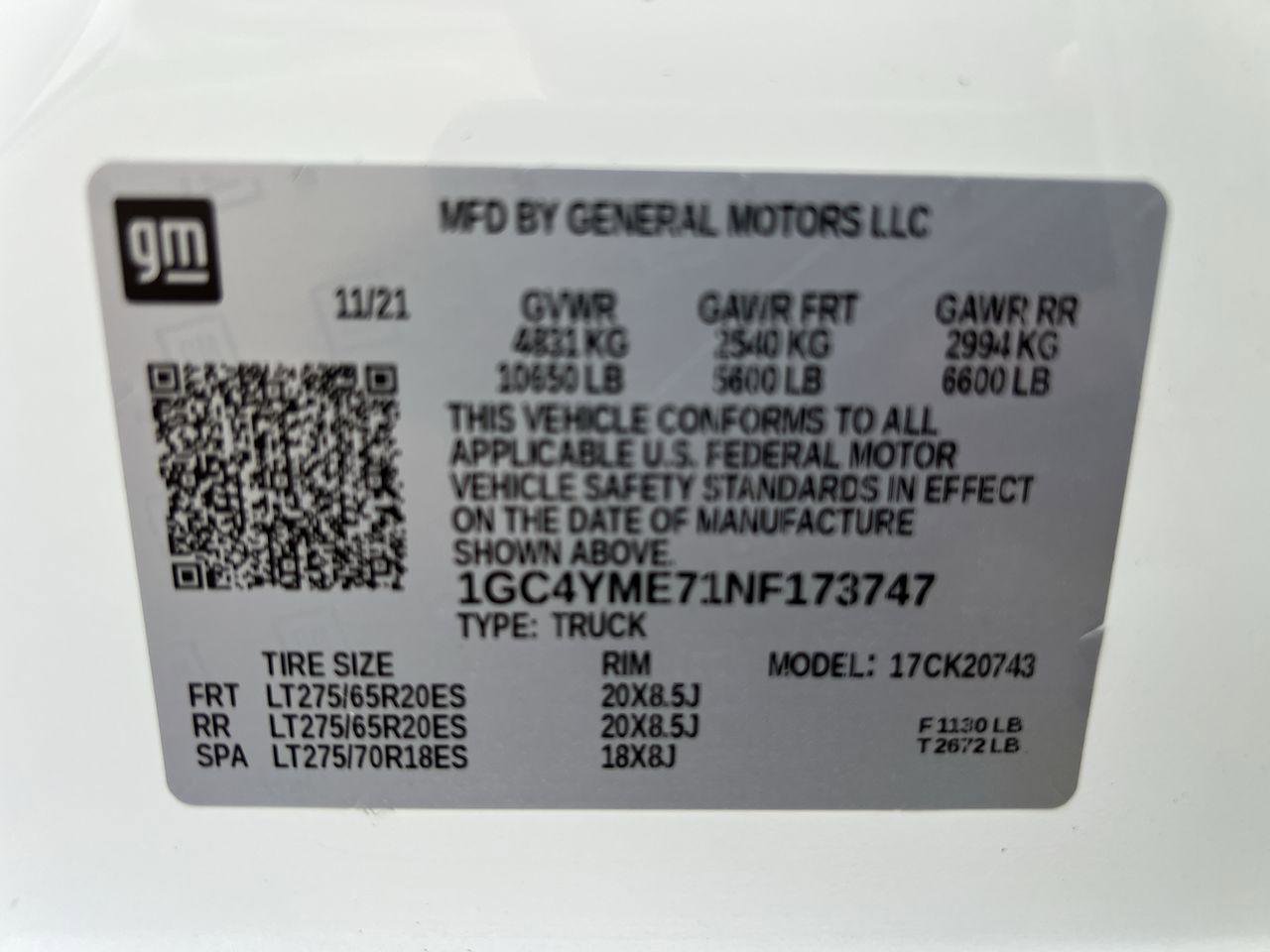 Certified 2022 Chevrolet Silverado 2500 Custom w/ Custom Convenience Package image 33