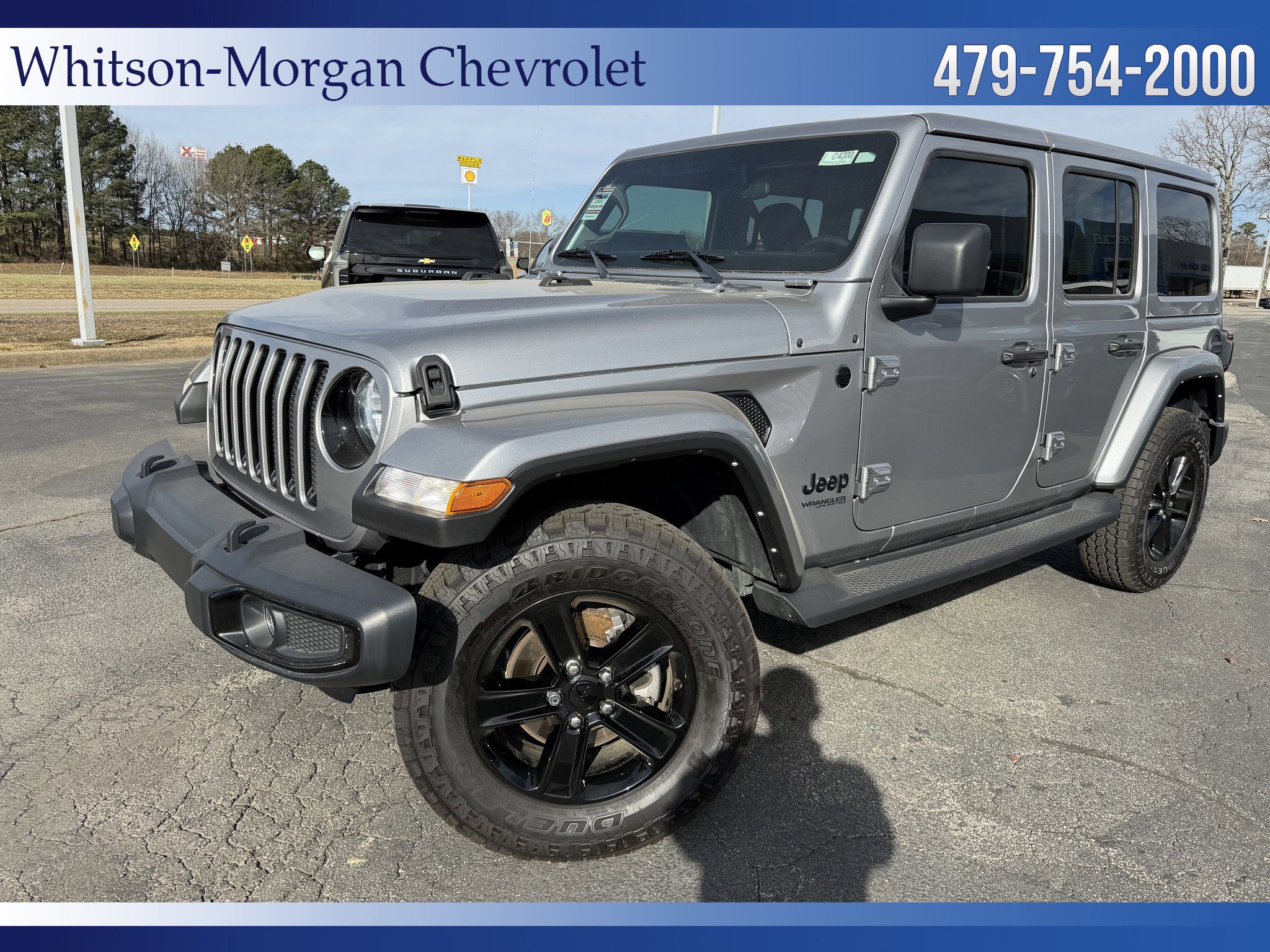 Used 2021 Jeep Wrangler Unlimited Sahara AWD/4WD image 1