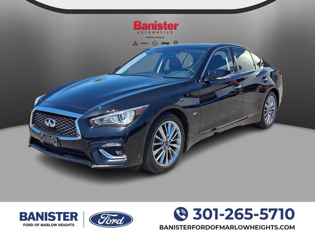 Used 2018 INFINITI Q50 Luxe w/ Essential Package (3.0T Luxe) AWD/4WD image 1