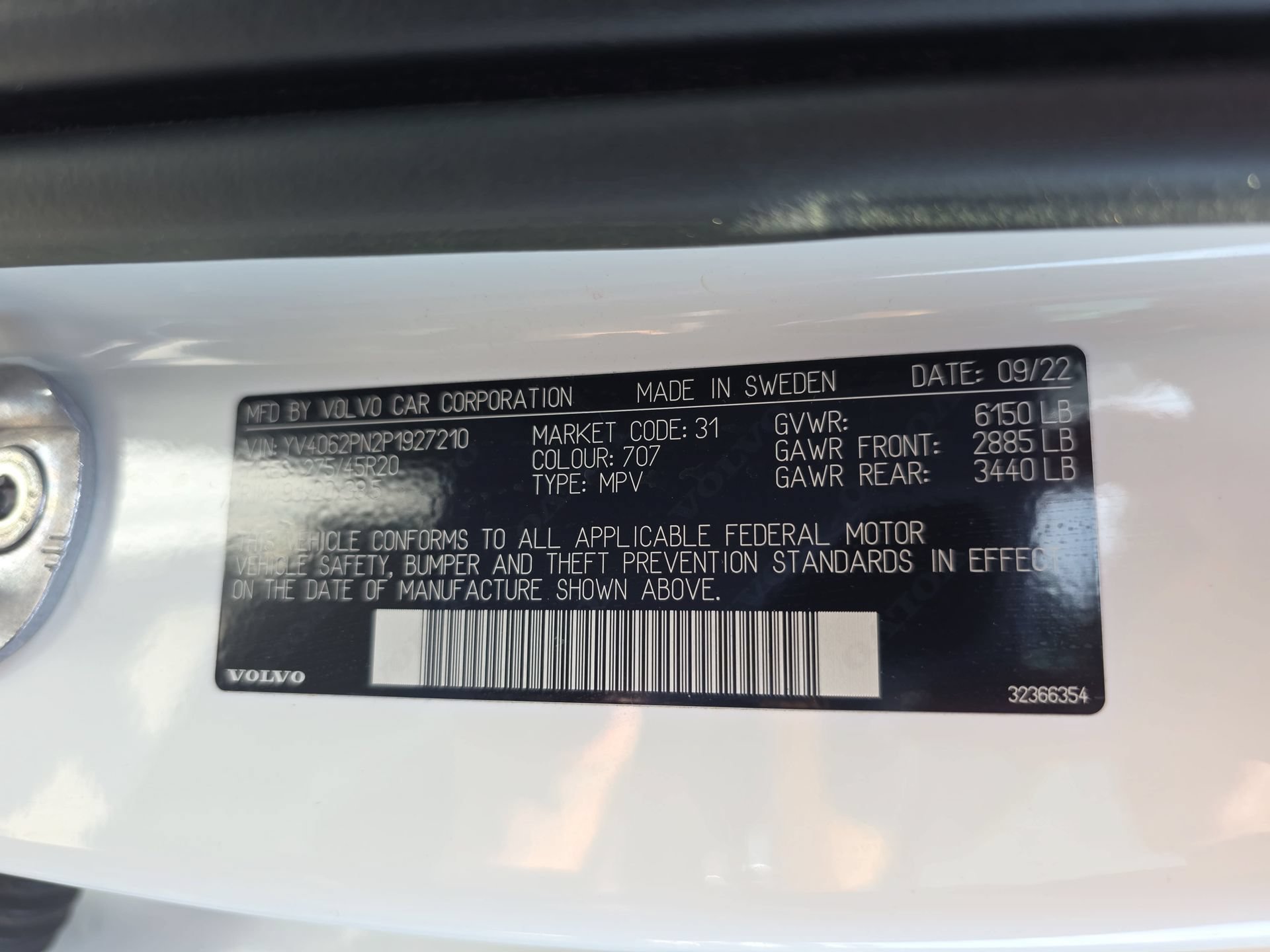 Used 2023 Volvo XC90 B6 Plus w/ Protection Package Premier AWD/4WD image 34