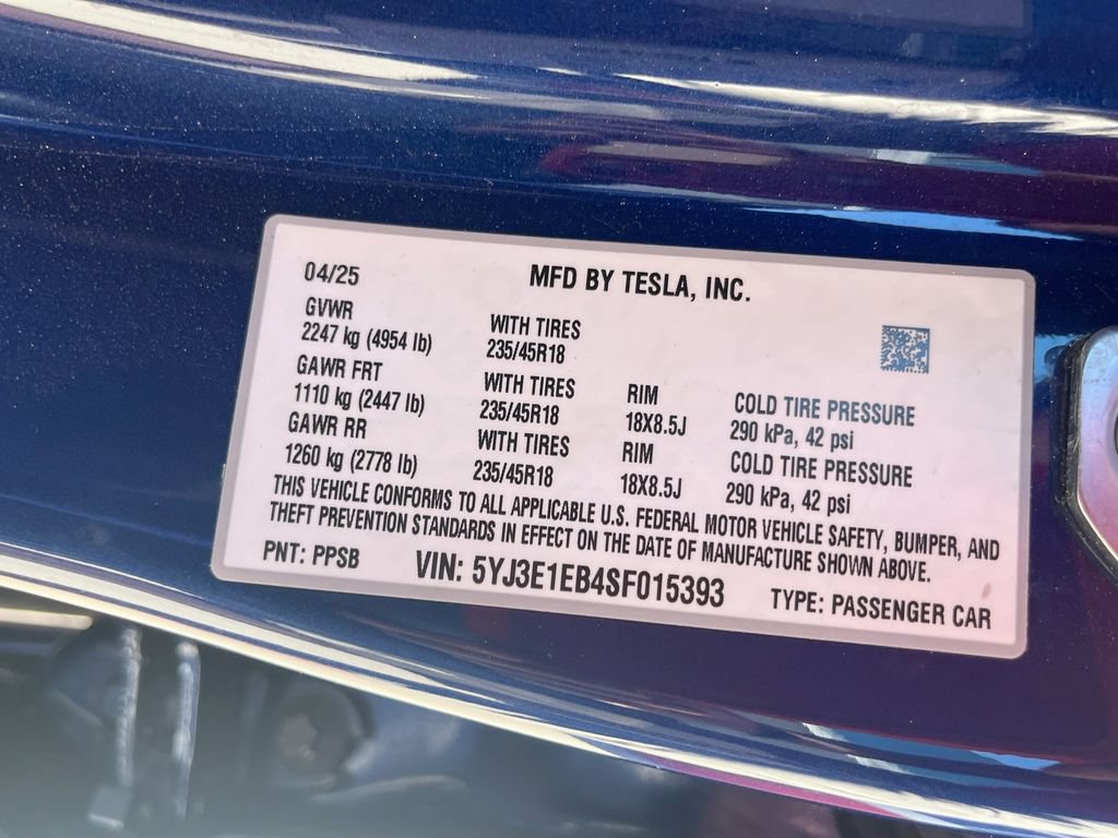 Used 2025 Tesla Model 3 Long Range AWD/4WD image 34