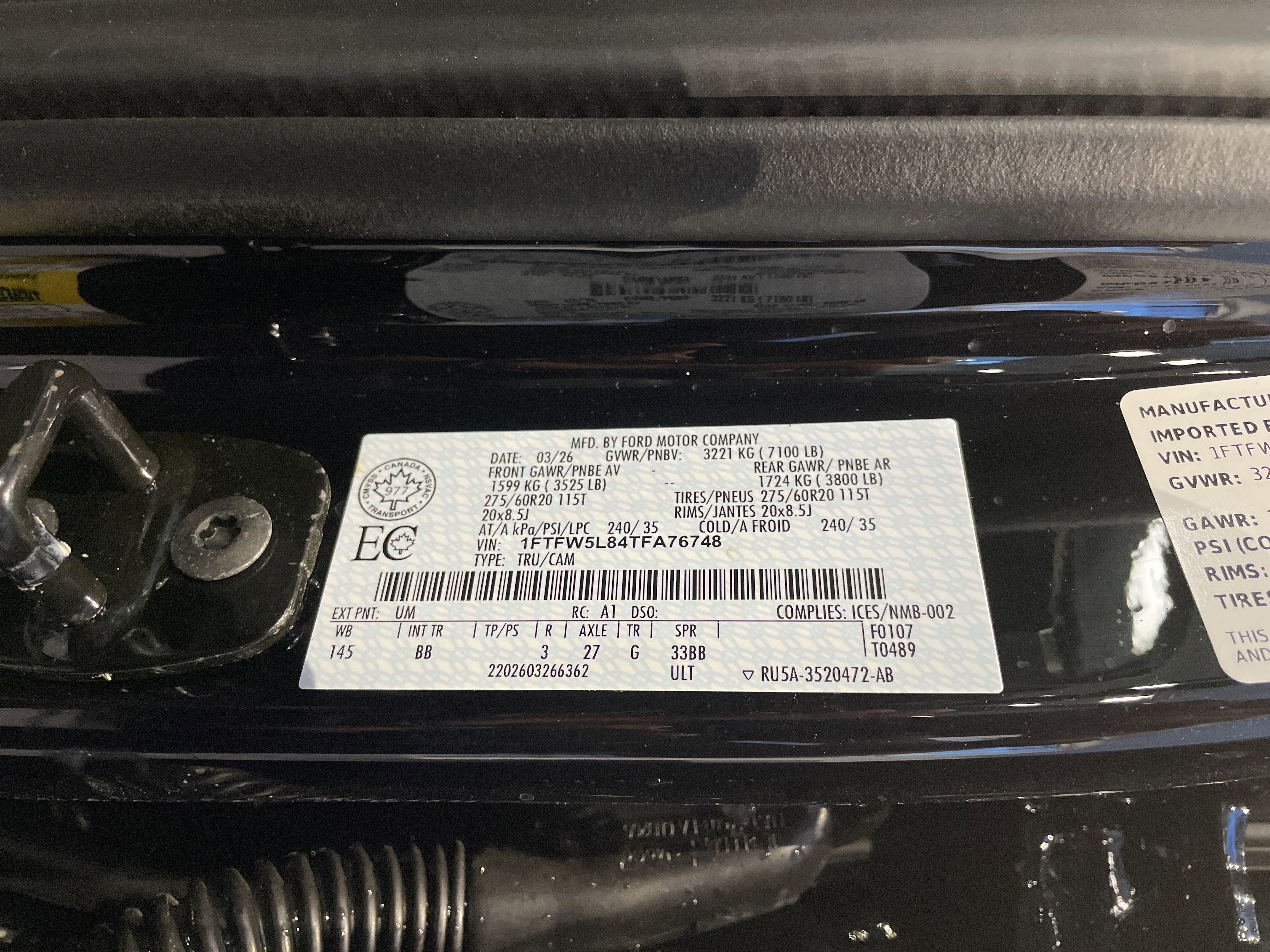 Used 2026 Ford F150 Lariat AWD/4WD image 46