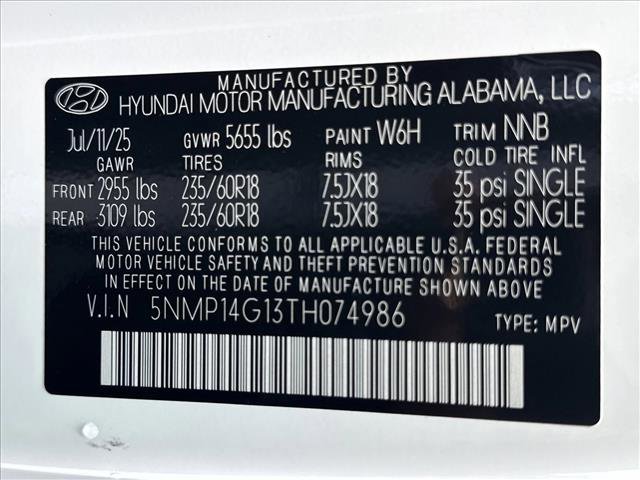 New 2026 Hyundai Santa Fe SE image 19