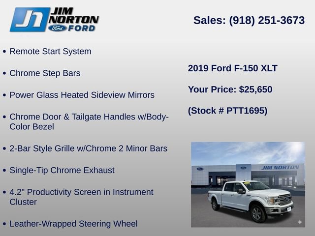 Used 2019 Ford F150 XLT w/ Equipment Group 302A Luxury AWD/4WD image 27