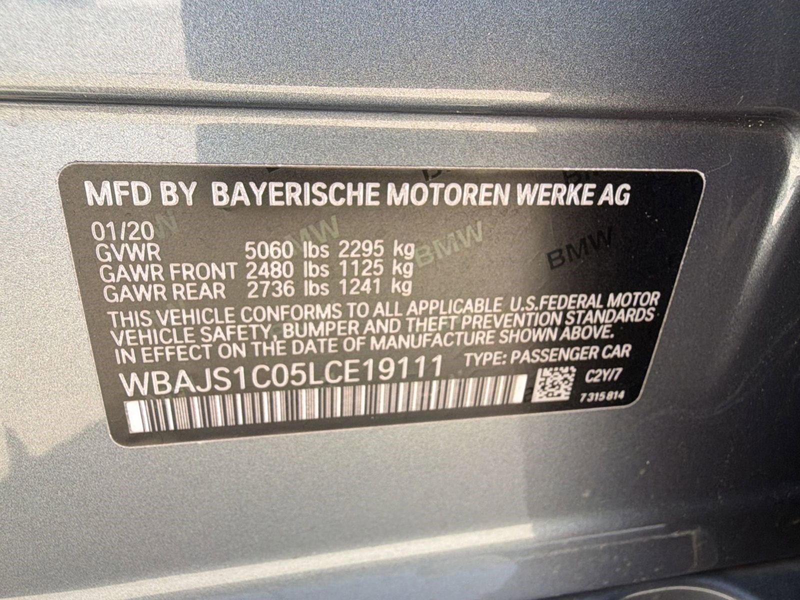 Used 2020 BMW 540i w/ M Sport Package RWD image 17