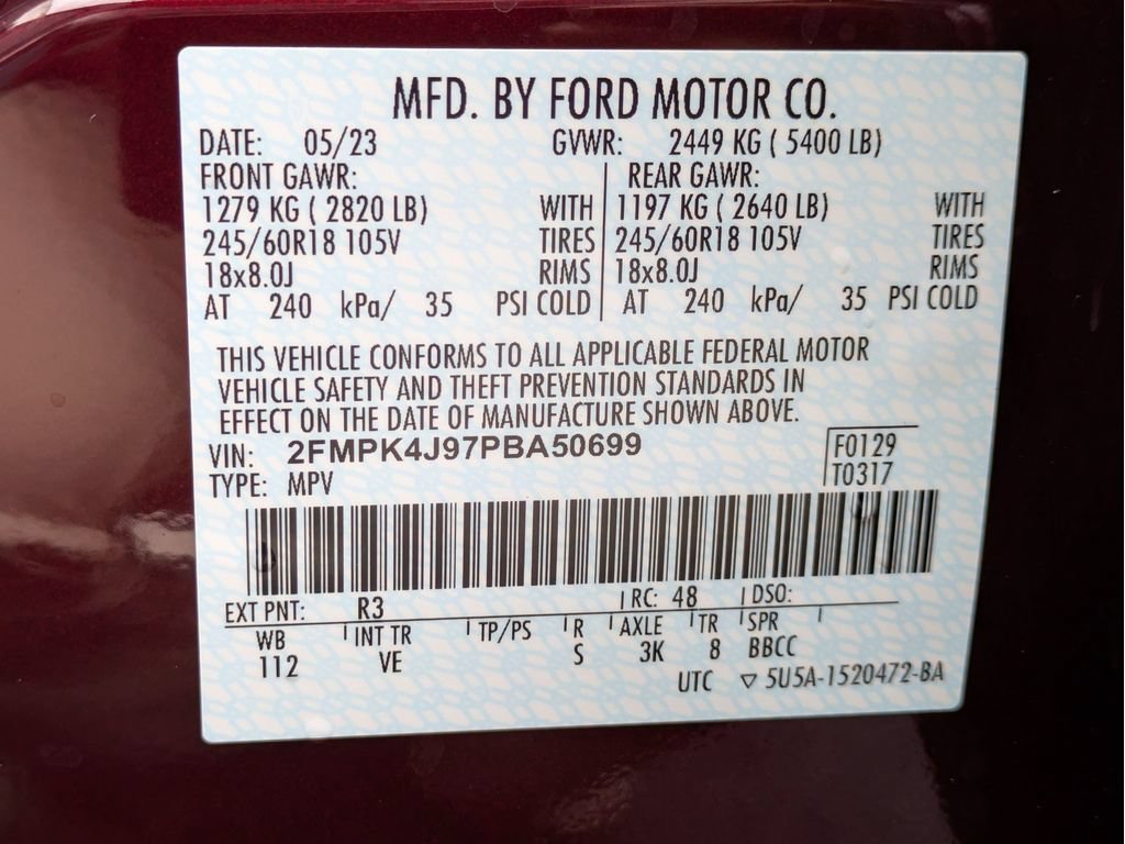 Certified 2023 Ford Edge SEL w/ Convenience Package AWD/4WD image 29