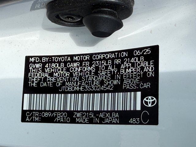 Certified 2025 Toyota Corolla LE w/ LE Premium Package AWD/4WD image 33