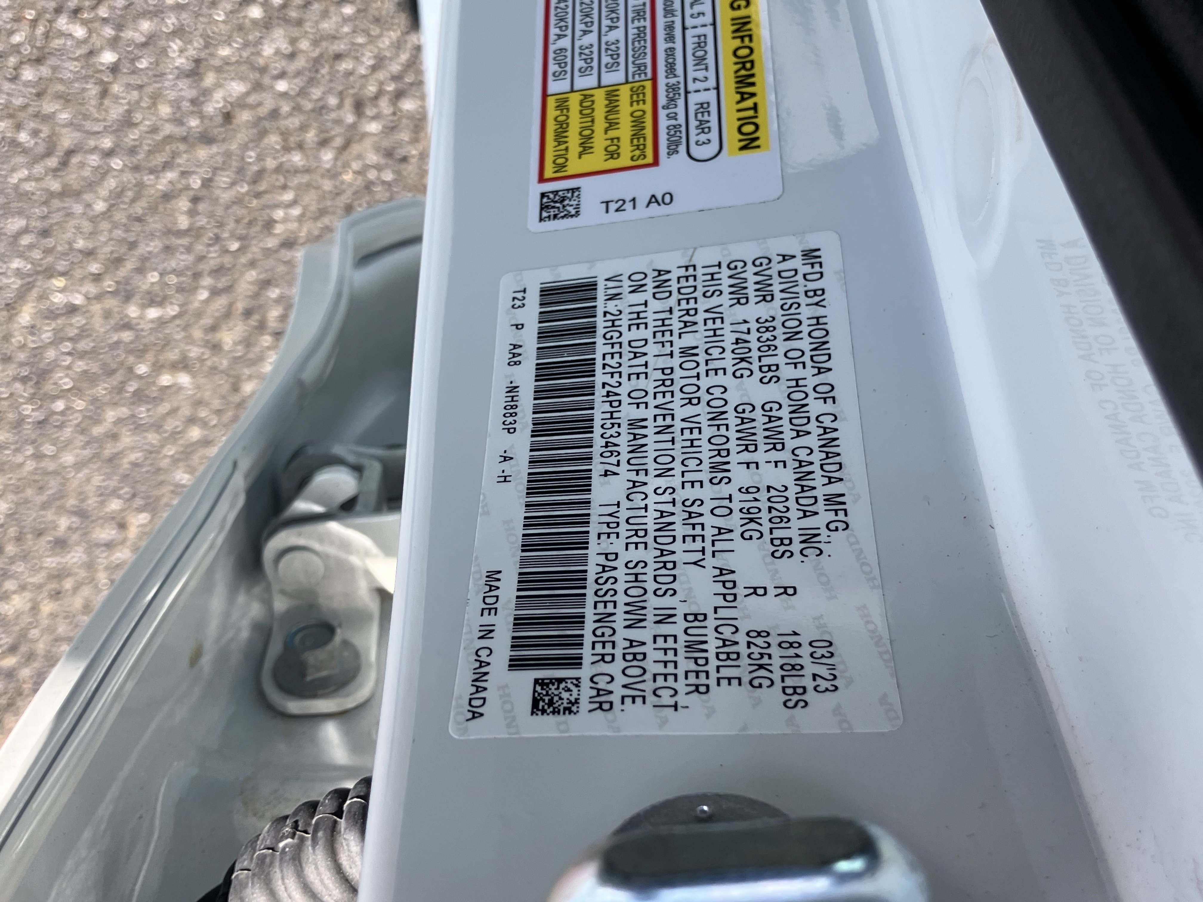Certified 2023 Honda Civic LX image 30