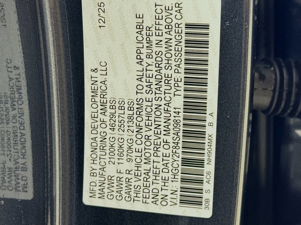 Certified 2025 Honda Accord Touring image 44