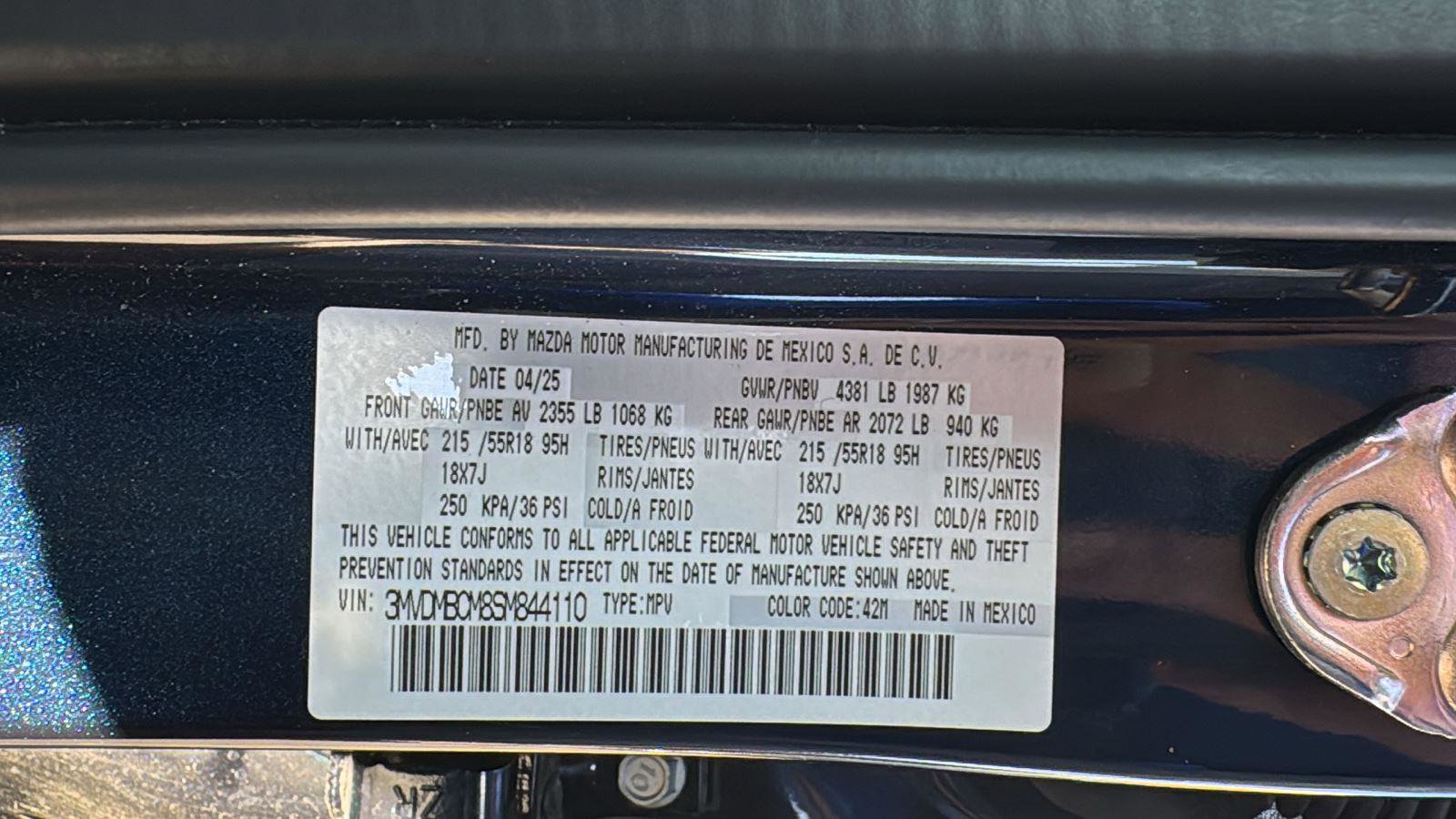 Certified 2025 MAZDA CX-30 AWD 2.5 S w/ Preferred Package image 21