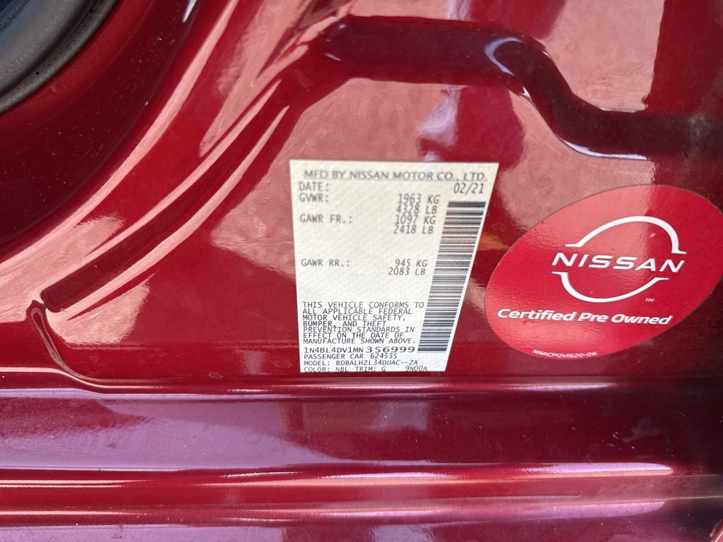 Used 2021 Nissan Altima 2.5 SV w/ SV Premium Package image 35