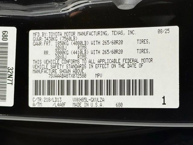 New 2026 Toyota Sequoia Limited image 61