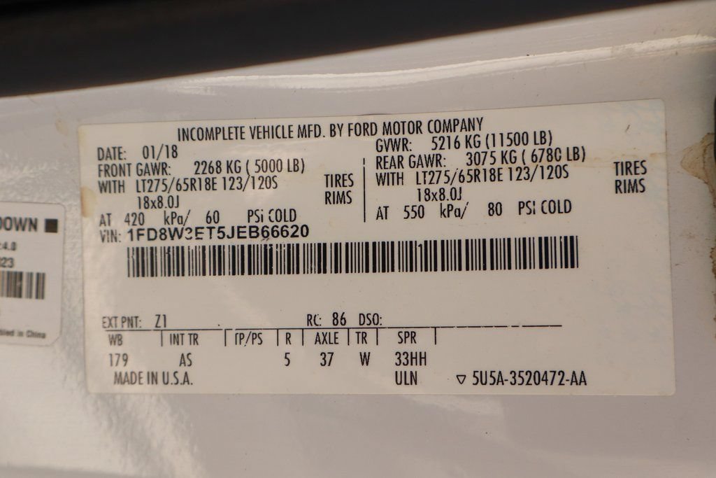Used 2018 Ford F350 XL w/ Power Equipment Group RWD image 54