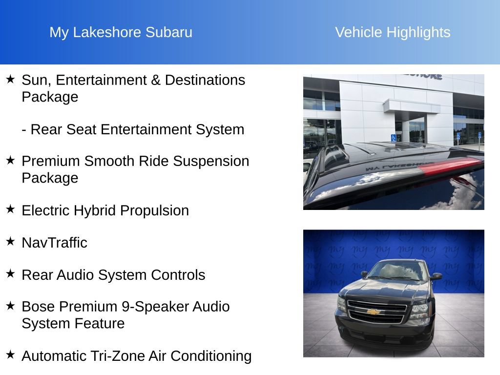 Used 2012 Chevrolet Tahoe 4WD Hybrid image 13