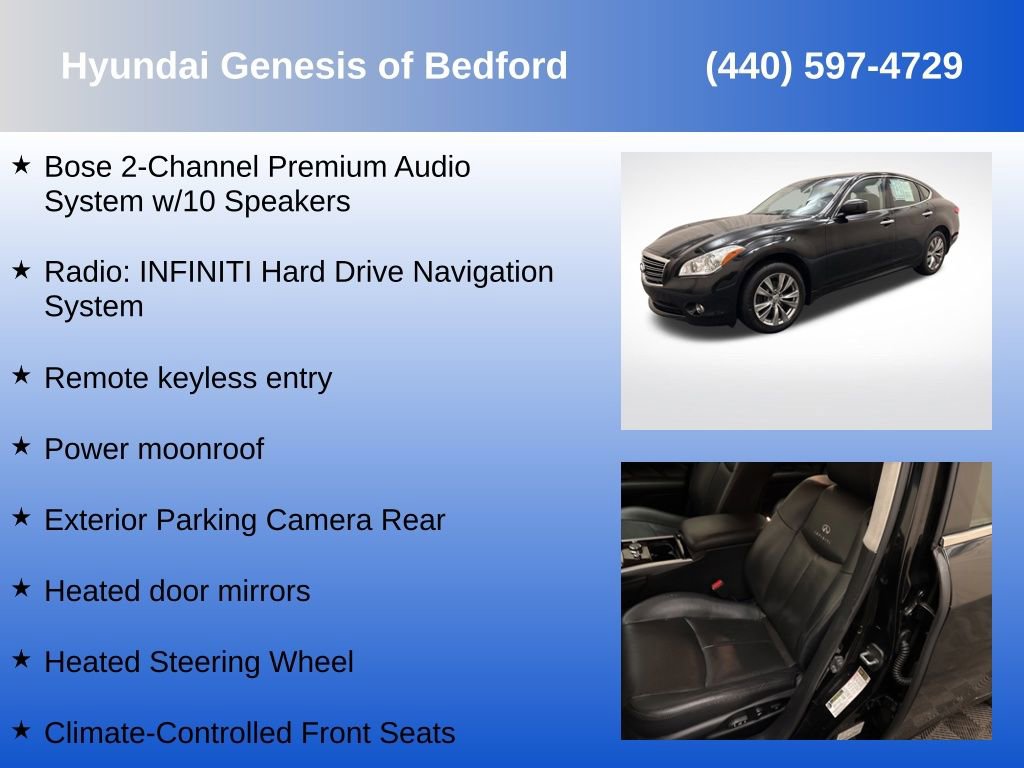 Used 2012 INFINITI M37 x w/ Premium Pkg image 14