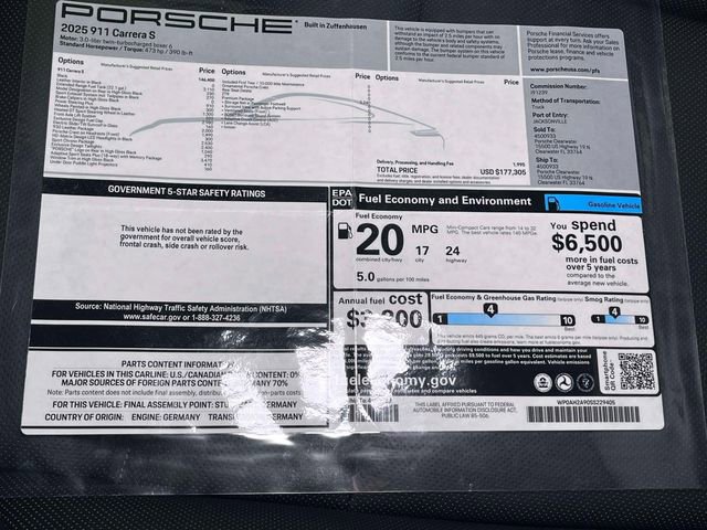 Certified 2025 Porsche 911 Carrera S image 45