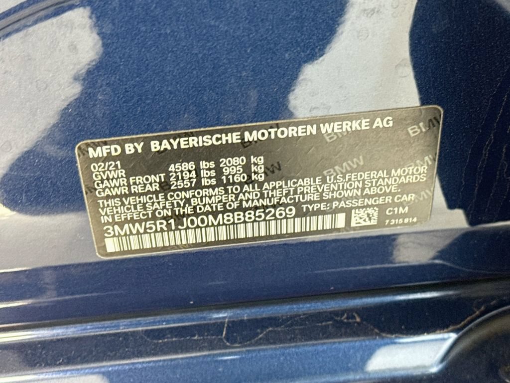 Used 2021 BMW 330i Sedan w/ Premium Package RWD image 35
