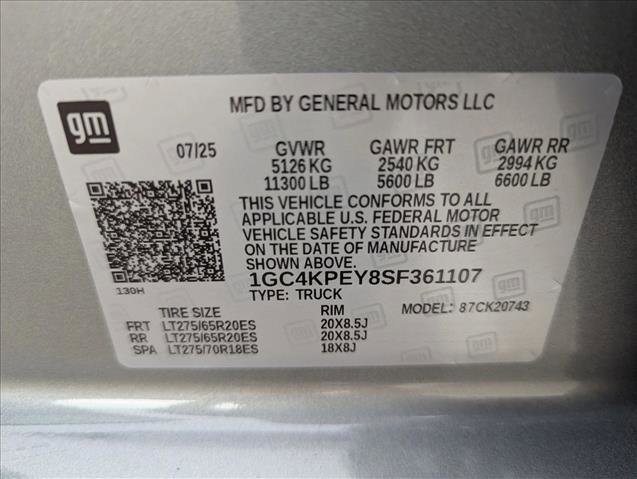 New 2025 Chevrolet Silverado 2500 LTZ w/ LTZ Premium Package image 20