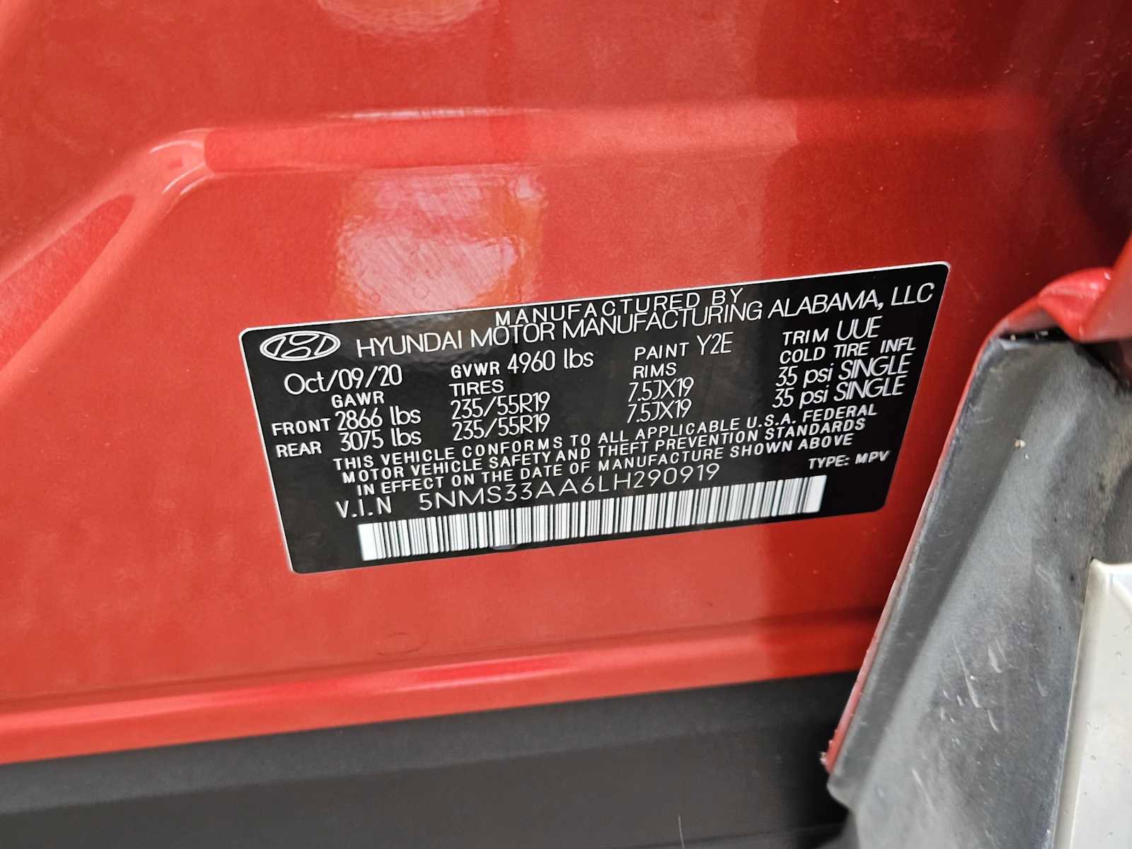 Used 2020 Hyundai Santa Fe SEL image 33