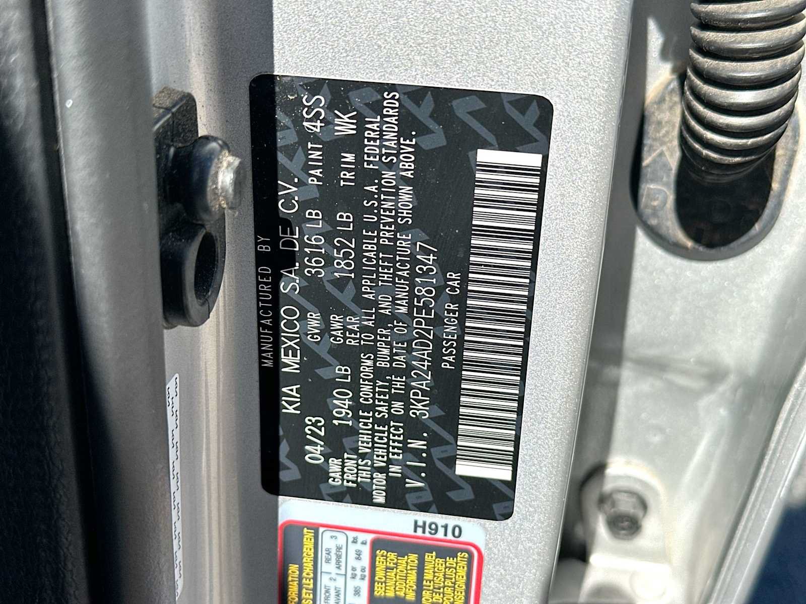 Used 2023 Kia Rio LX FWD image 22