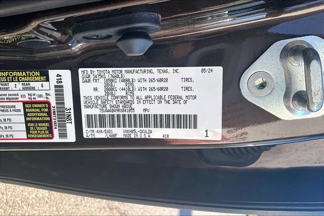 Used 2024 Toyota Sequoia Limited image 36