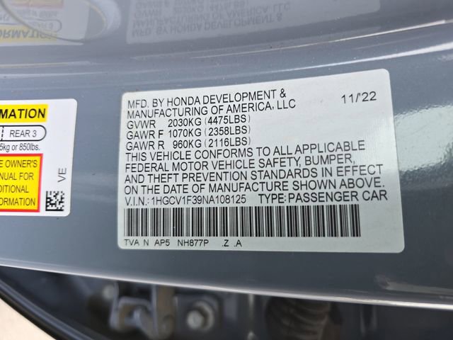 Used 2022 Honda Accord Sport image 36