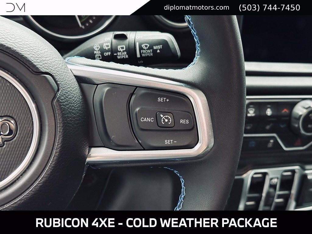 Used 2023 Jeep Wrangler Unlimited Rubicon 4xe w/ Cold Weather Group AWD/4WD image 26