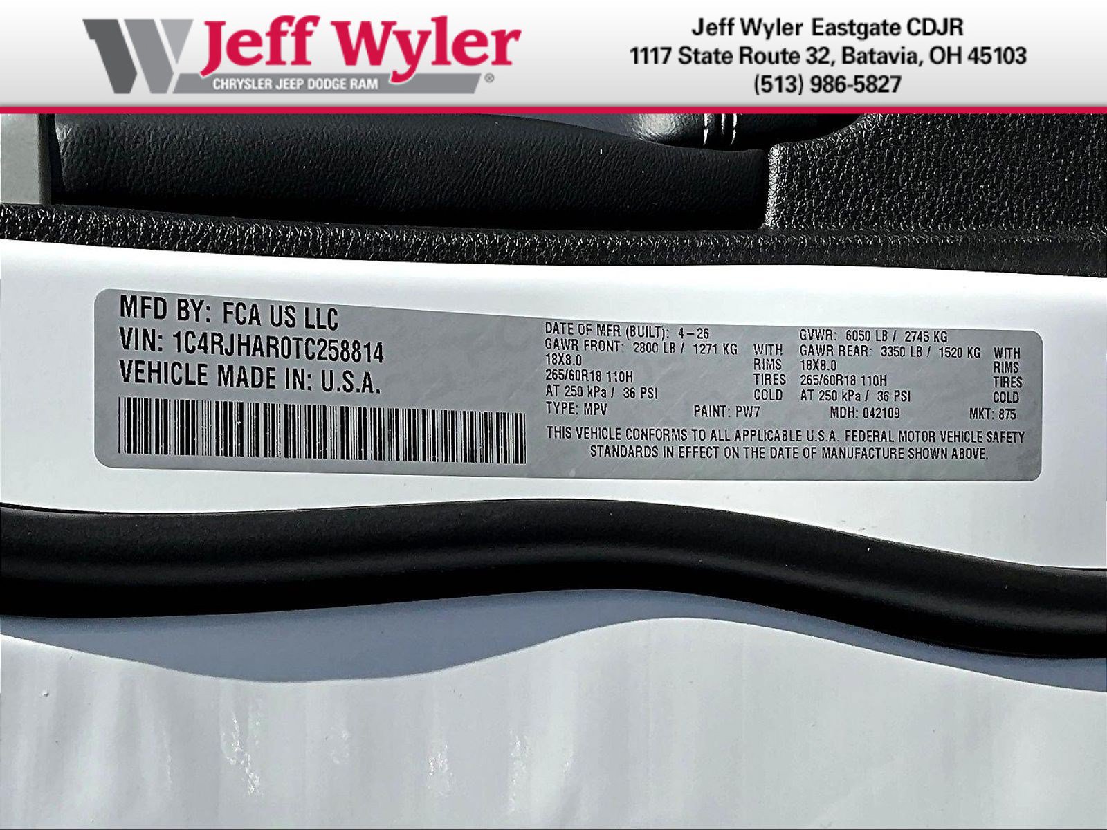 New 2026 Jeep Grand Cherokee Altitude AWD/4WD image 21