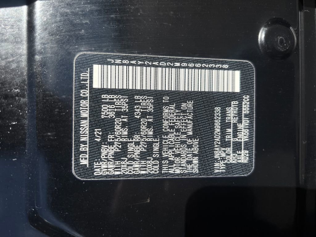 Used 2021 Nissan Armada SV w/ SV Appearance Package image 31