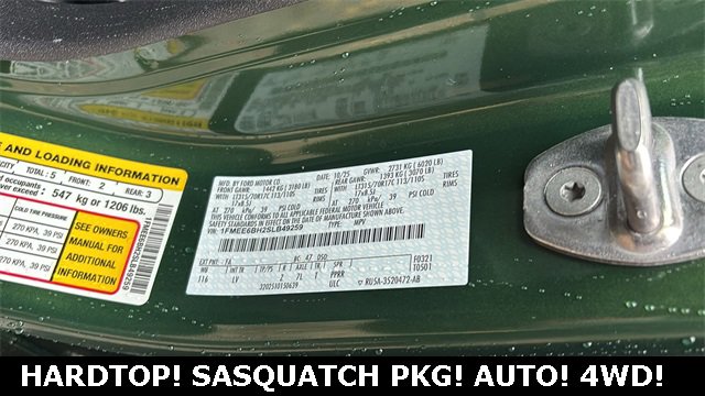 New 2025 Ford Bronco 4-Door w/ Sasquatch Package image 33