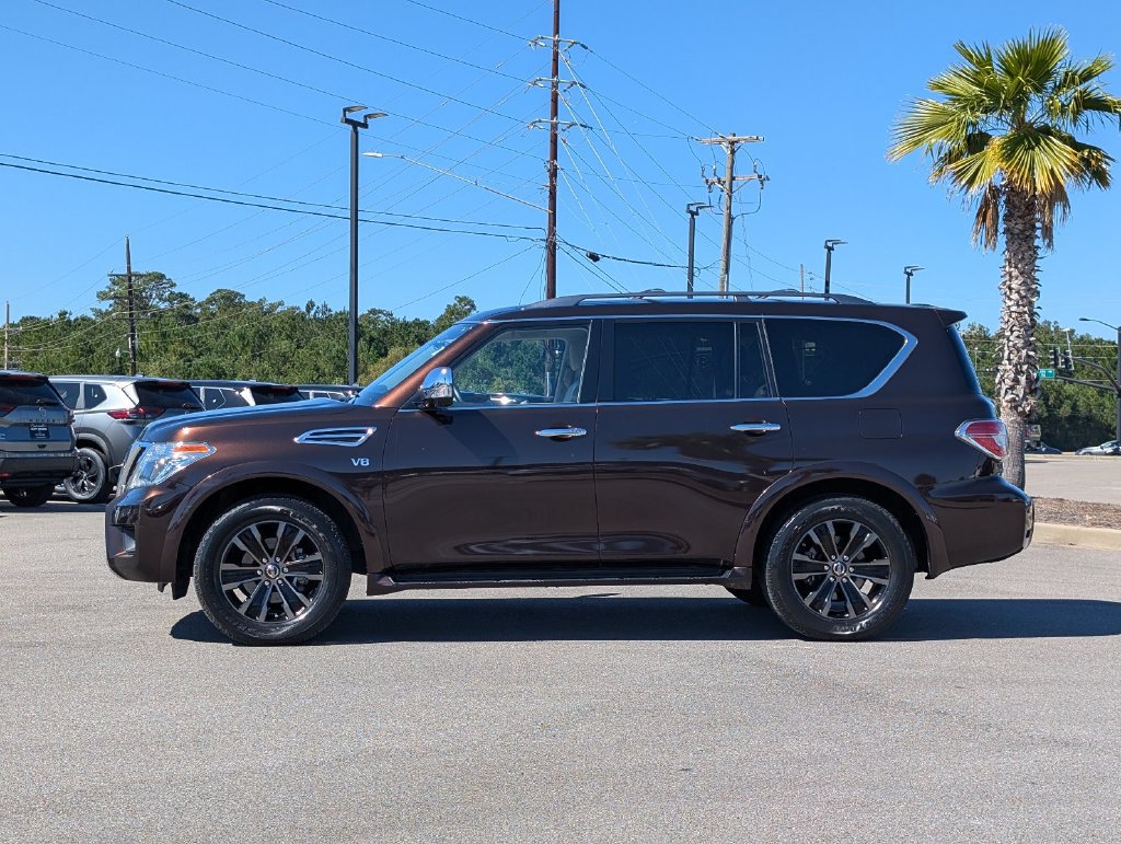 Used 2019 Nissan Armada Platinum w/ Captain's Chairs Package RWD image 2