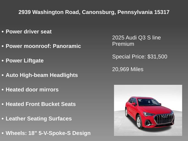 Used 2025 Audi Q3 2.0T Premium image 9