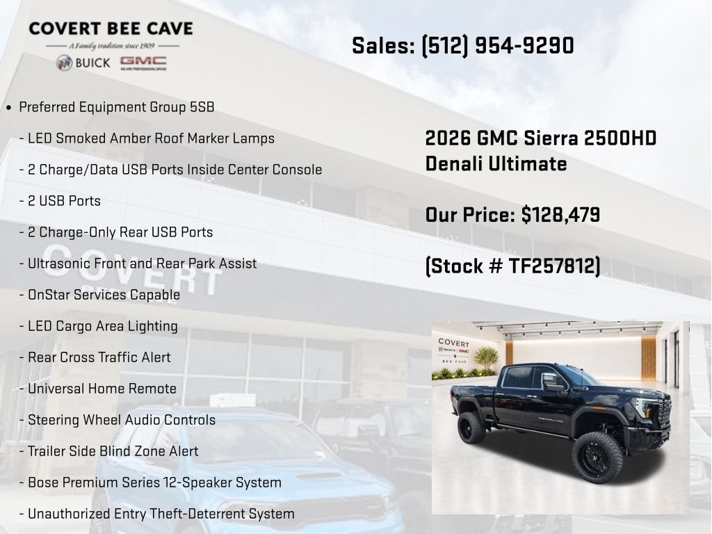 New 2026 GMC Sierra 2500 Denali Ultimate AWD/4WD image 19