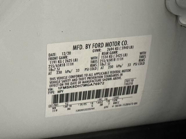 Used 2021 Ford Explorer XLT AWD/4WD image 46
