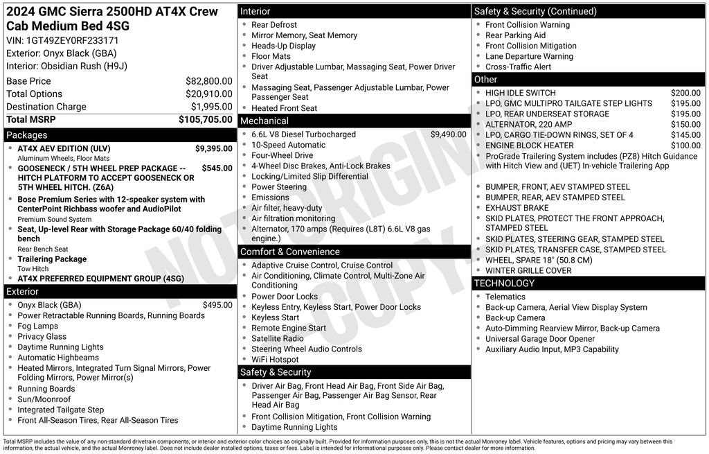 Used 2024 GMC Sierra 2500 AT4X w/ AT4X AEV Edition AWD/4WD image 4