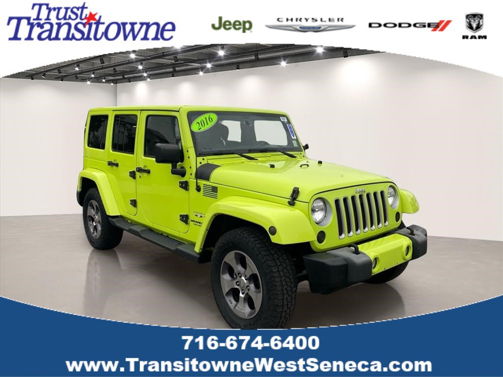 Used 2016 Jeep Wrangler Unlimited Sahara w/ Connectivity Group AWD/4WD video 1