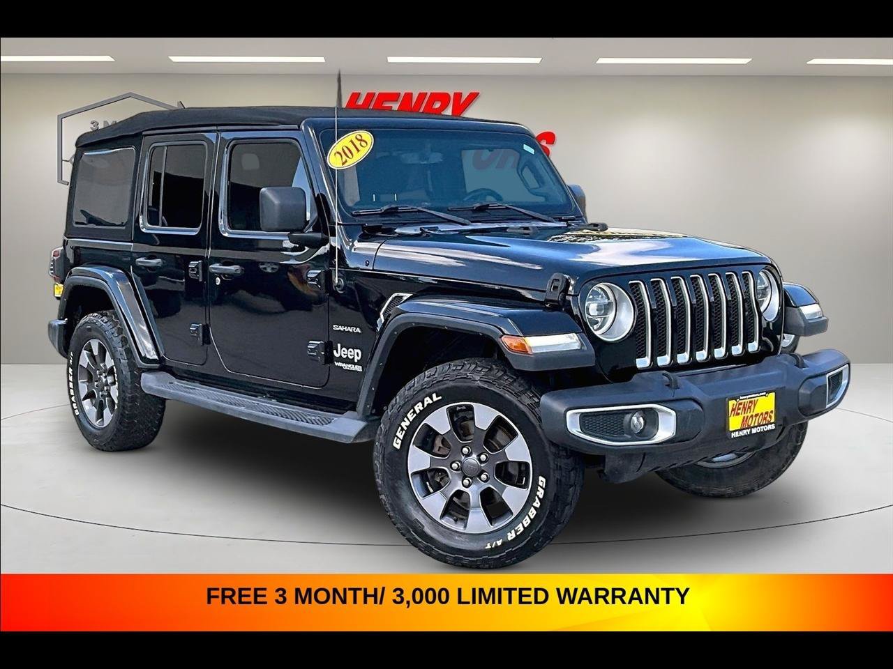 Used 2018 Jeep Wrangler Unlimited Sahara