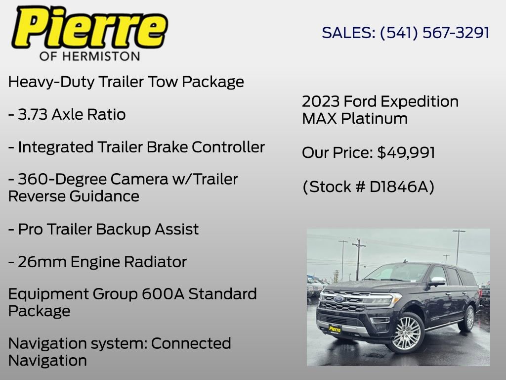Used 2023 Ford Expedition Max Platinum AWD/4WD image 6