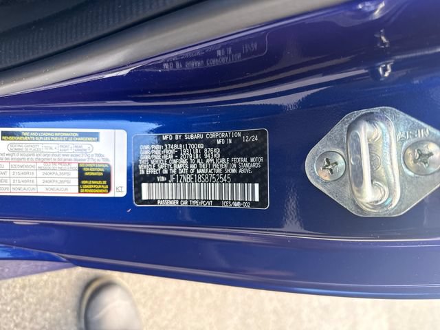 Used 2025 Toyota GR86 Premium w/ ALL Weather Mat Package (TMS) RWD image 17