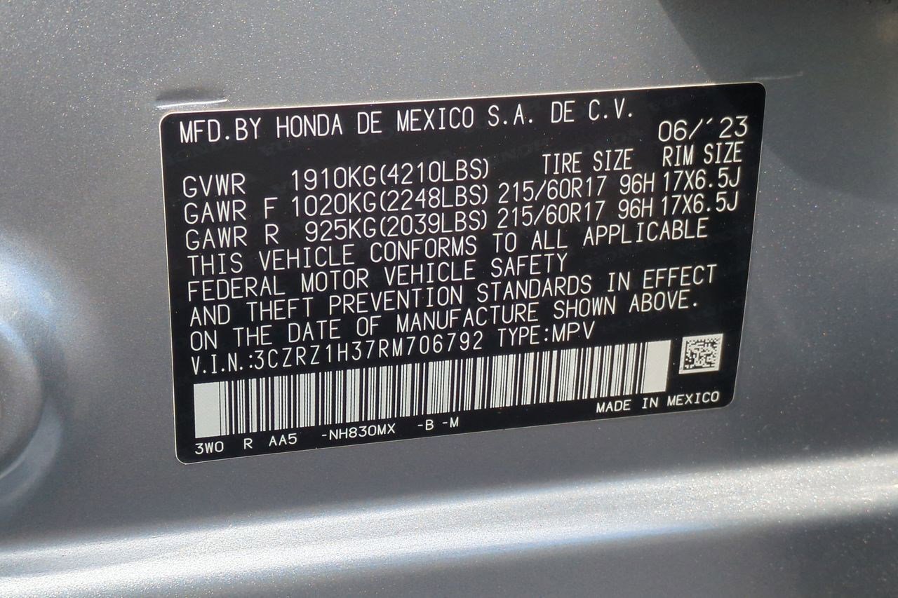 Certified 2024 Honda HR-V LX image 27