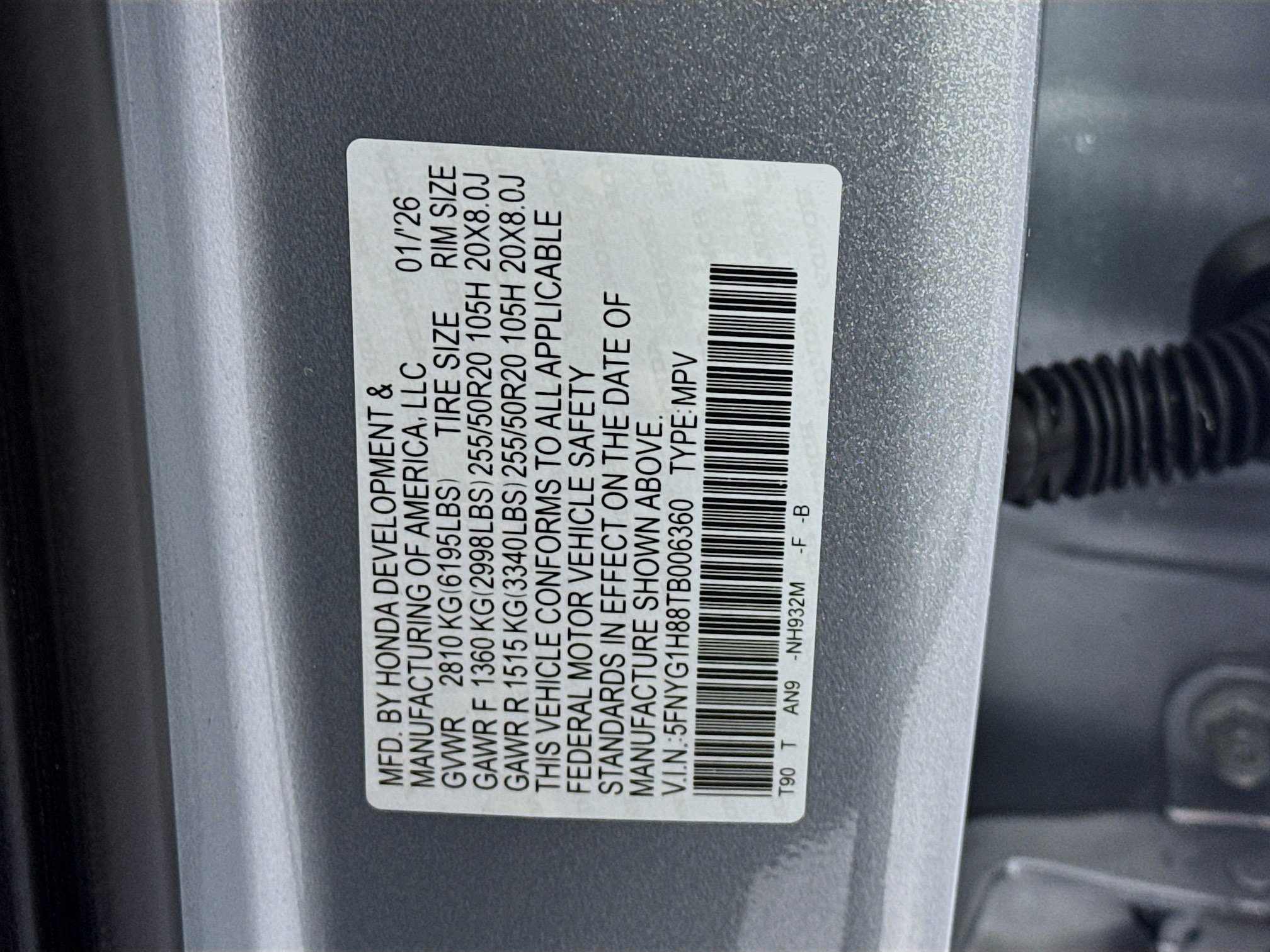 New 2026 Honda Pilot Elite image 35