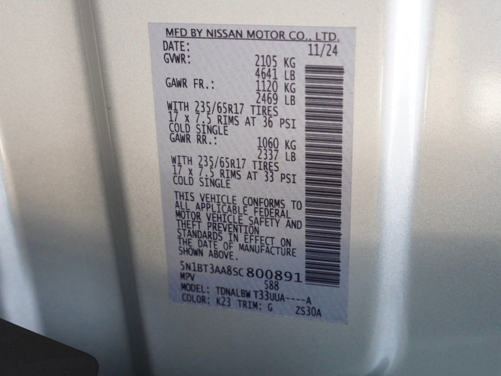 New 2025 Nissan Rogue S image 26