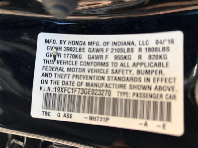 Used 2016 Honda Civic EX-L image 23