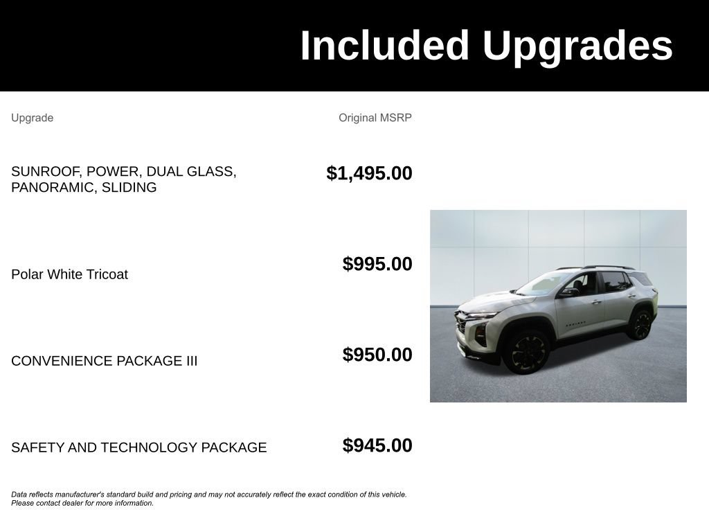New 2026 Chevrolet Equinox RS w/ Convenience Package III FWD image 6