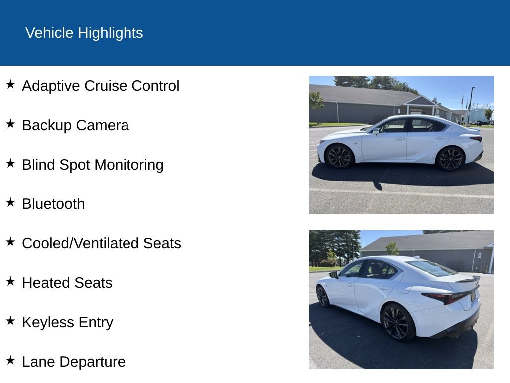 Used 2022 Lexus IS 350 F Sport AWD/4WD image 2