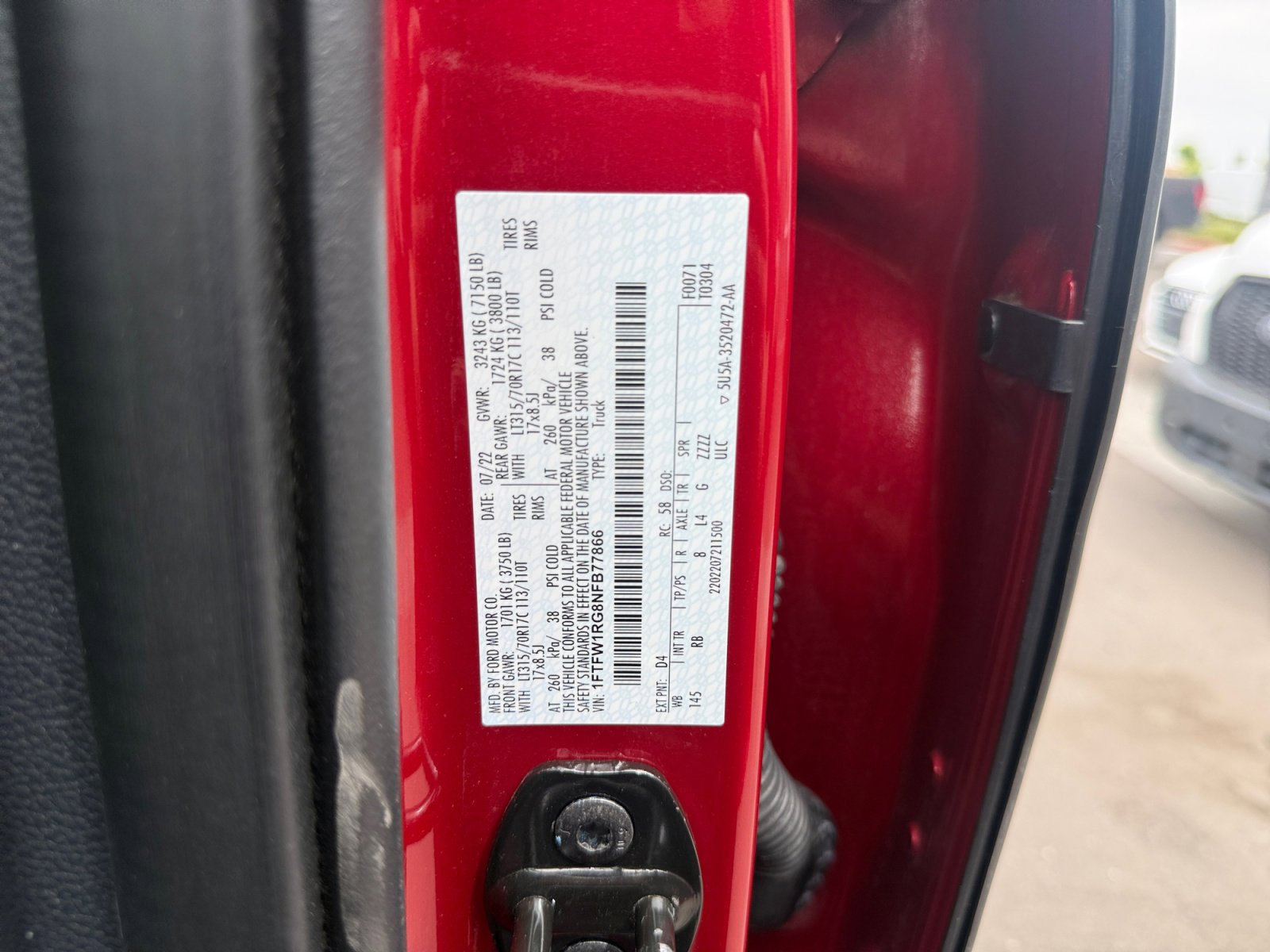 Used 2022 Ford F150 Raptor w/ Equipment Group 801A High AWD/4WD image 34