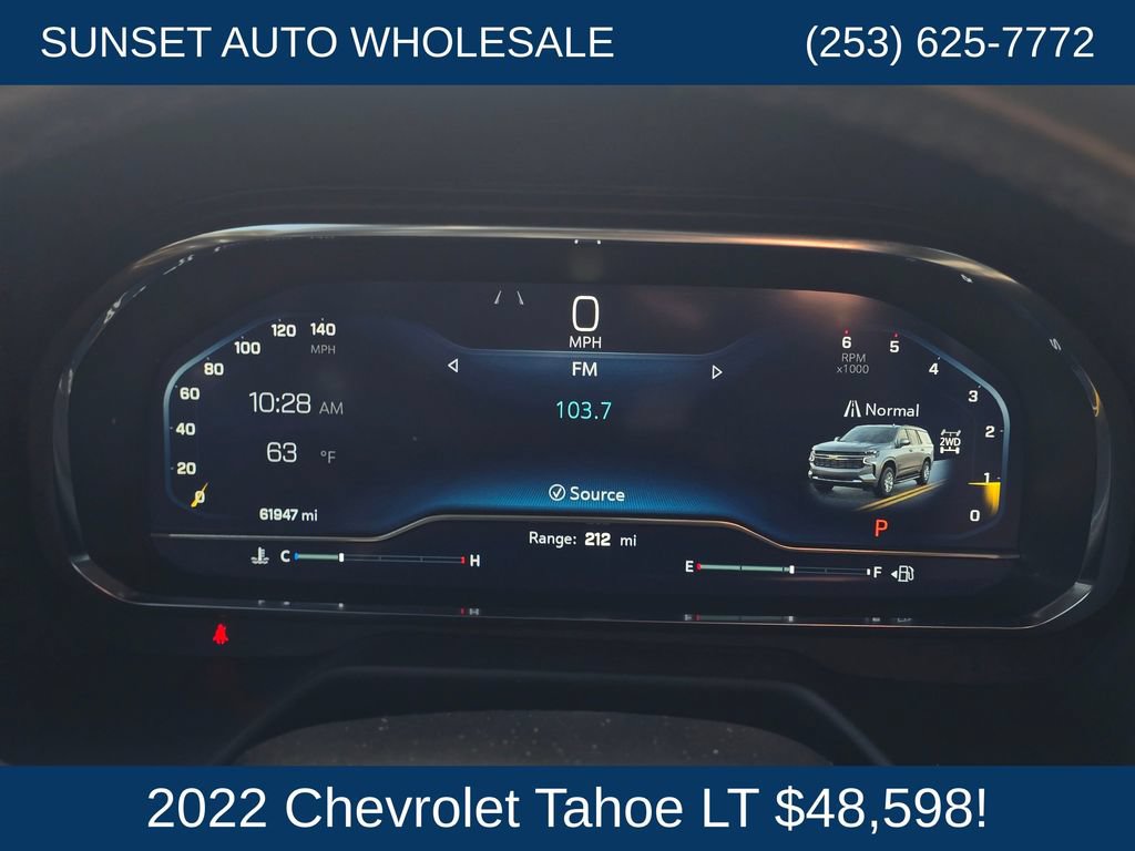 Used 2022 Chevrolet Tahoe LT AWD/4WD image 30