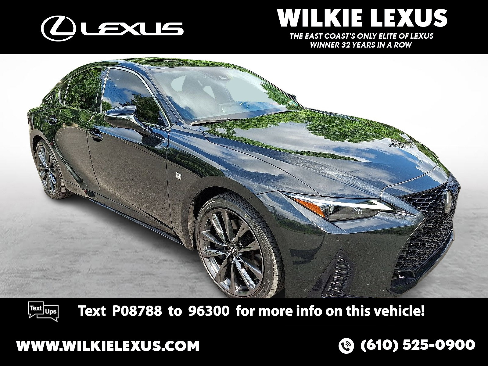 Certified 2023 Lexus IS 350 F Sport w/ Memory Package