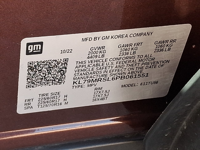 Used 2023 Chevrolet TrailBlazer LT w/ Convenience Package AWD/4WD image 29